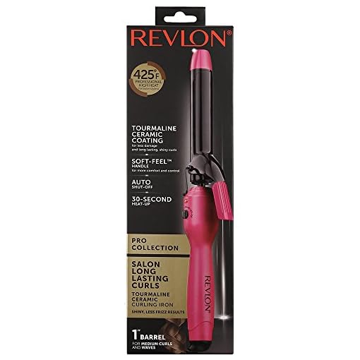 Revlon Salon Long Lasting Medium Curls Curling Iron, 1" - Image 8