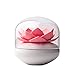 Bloss Lotus Cotton Swab Holder Q-tip Holder Cotton Bud Swabs Toothpick Organizer Dustproof Holder Home Decor - Pink For Mothers Day Gifts