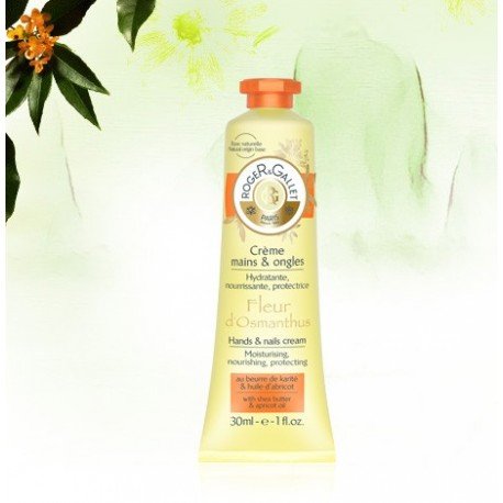 Roger & Gallet Fleur D osmanthus Hand & Nail Cream, 1 Ounce