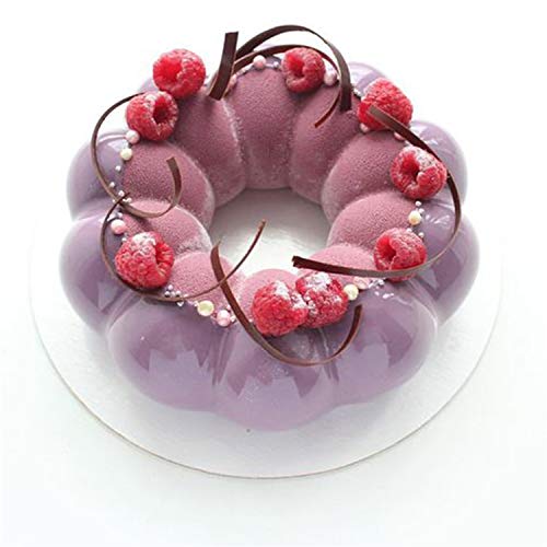 Silicone Mold 3D Garland Wreath Shape for Chocolate Truffle Mousse Cake Dessert Mold - Thumbnail 4