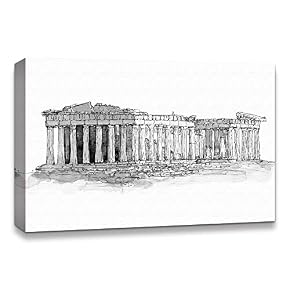 Freehand Sketching of Scenery Pictures Home Wall for...