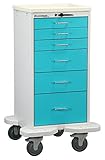 Lakeside ST-630-P-2TL 6 Drawer Mini Tower, Push