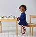 GERBER Baby Girls' Micro Fleece Dress with Tights, Apple 18 Months