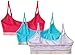 Calvin Klein Big Girls' Ck 3 Pack Crop Bras, Assorted, Large 12/14
