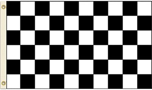 black white checkered