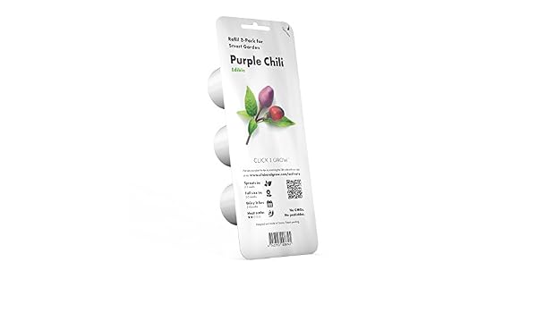 Recarga Triple de pimientos picantes morados para Smart Garden ...