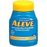 Aleve ALL DAY Strong Pain/fever Reducer Naproxen Sodium Tablets , 220 Mg (Nsaid) - 320 Caplets by USA