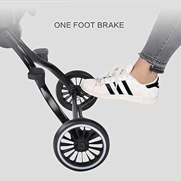 赤ちゃん三輪トロリー 折りたたみ式三輪軽量トロリー 1 4歳児用高視野双方向