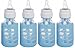 Dr. Brown's Protective Bottle Sleeve, 4 Pack (Blue, 4 Ounce)
