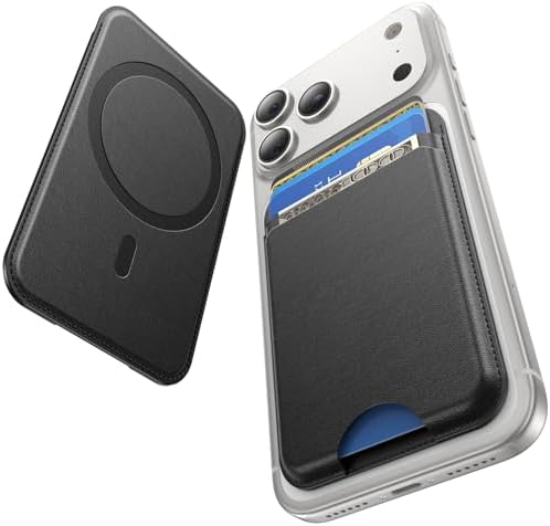 美品　iPhone Leather Wallet MagSafe ブラック Amazon.com: Apple Leather Wallet with MagSafe (for iPhone) - Now