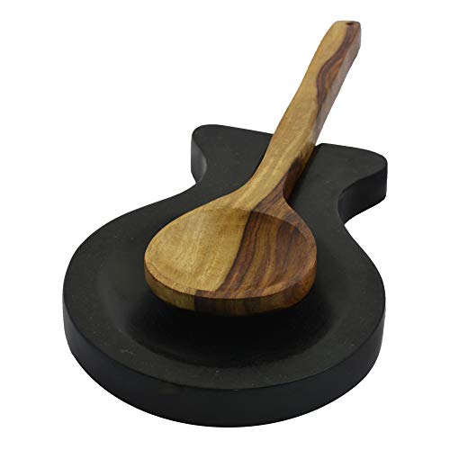 Marbco Marble Spoon Rest, Ladle Holder, Marble Spoon Rest Holder for
