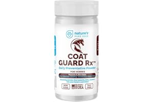 NATURE'S PURE EDGE Coat Guard Rx™ Large 16 oz. Daily Preventative Powder for Horses - Coat and Skin Treatment & Dry Shampoo for Horses.