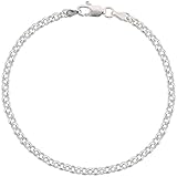 Sterling Silver Rolo Chain Necklace 3.5mm Nickel Free Italy, sizes 7 - 30 inch