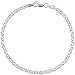 Sterling Silver Rolo Chain Necklace 3.5mm Nickel Free Italy, sizes 7 - 30 inch
