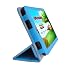 iShoppingdeals - for Trio Stealth G4 7" Tablet (Not for Model G2, HD Elite, Pro) Folding Folio Skin Cover Case, Deep Sky Blue