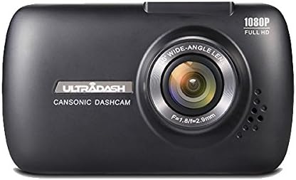 Cansonic UltraDash S1 Dash Cam Car Camera DVR Digital Video Recorder Full HD 1080P, 140° Wide Angle, G-sensor, WDR Superior Night Mode, Loop Recording, Parking mode, 2.7" High Resolution LCD