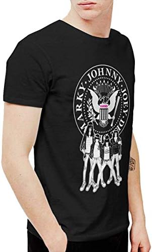 Rissuer Mens Fashion The Ramones T Shirts Black