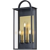 Maxim Lighting 30756CLBK Manchester - 3 Light Outdoor Wall Sconce-24 Inches Tall and 11.5 Inches Wide