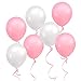 PBPBOX Happy Birthday Party Decorations with Happy Birthday Banner, 30PCS Birthday Balloons, 12PCS Hanging Swirls, 66FT Curling Ribbon, Hand Pump for Girls Birthday Party Decor