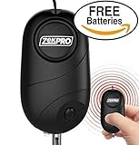 Emergency Personal Alarm [EXTREME SOUND] 130 dB Premium Quality Portable with LED Light - Self Defense Keychain For Kids Women Elderly Protection - Best Survival Whistle - Black