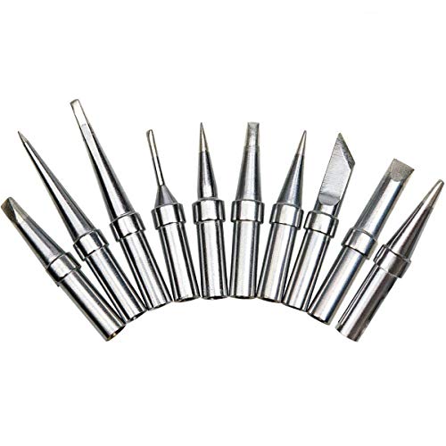 10 PCS Weller ET Soldering Iron Replacement Tips for WES51/50,WESD51,PES51 / 50,LR21 Solder Tip