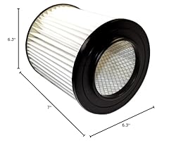 HQRP 2-pack 7" Filter compatible with Dirt Devil
