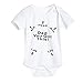 GONKOMA Kids Romper Jumpsuit Outfits Clothes Newborn Baby Boys Girls Outfits Clothes (0-6Months, White)