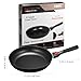 Nonstick Frying Pan 11 Inch Stir Fry Pan Suitable for Induction Cooker Hard-anodized Nonstick Omelette Pan with a Soft Removable Handle, Scratch-resistant Surface PFOA Free, Black
