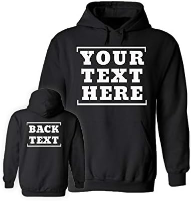Custom 2 Sided Tshirts - Front & Back - Design Your Own T Shirt - Customized Tee Shirts