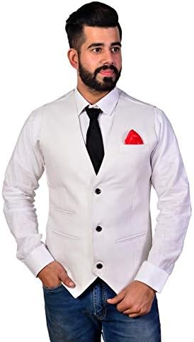 REBAV Men's Poly Cotton Waistcoat …