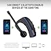 Bluetooth Headset V4.1, Bluetooth Earpiece with Noise Cancelling Mic for Business/Office/ Driving, Compatible with iPhone, Android and Smartphones (Black+ Blue) by JESOT