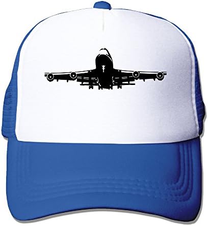 Boeing-747 Printed Hat Summer Mesh Cap With Adjustable Snapback Strap With 5 Colors