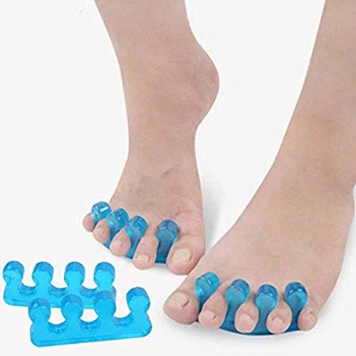 1 Pair Silicone Soft Form Toe Separator/Finger Spacer For Manicure Pedicure Nail Tool Flexible Soft Silica