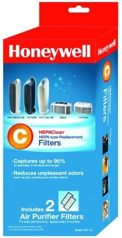 3 X Honeywell HEPAClean Air Purifier Replacement Filter 2 Pack, HRF-C2/Filter (C)