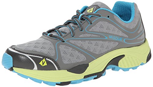 Vasque Women's Pendulum II Trail Running Shoe, Neutral Gray/Horizon Blue,9 M US