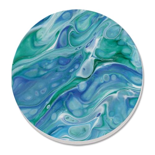 Thirstystone Fluidity Ocean Splash Drink Coaster Set