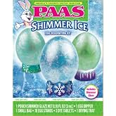 PAAS Shimmer Ice Egg Coloring Kit, Easter Egg Dye Kit, Food Grade Dye, Fast Drying Shimmer Glaze, Easy to Create