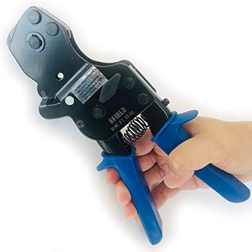 EFIELD Pex One Hand Ratchet Cinch Clamp Crimping Tool for Clamps Sizes