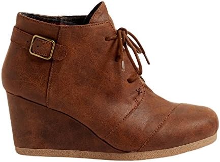maurices Women’s Lace Up Wedge Bootie - Cheri Style