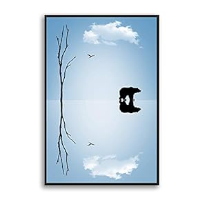 Framed Canvas Wall Art for Living Room, Bedroom Sky Canvas Prints for Modern Home Decoration Ready to Hang - 16"x24" inches
