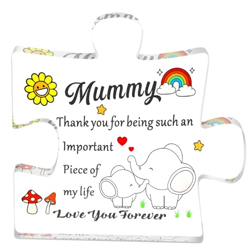 Acrylic Plaque for Father, Gift for Dad, Cute Cartoon Elephant Pattern,Dad Gifts,Dad Birthday Gifts,Funny Birthday Gifts,Love Gifts for Him,Gifts for Men Funny and Unusual,Acrylic Signs Plaques