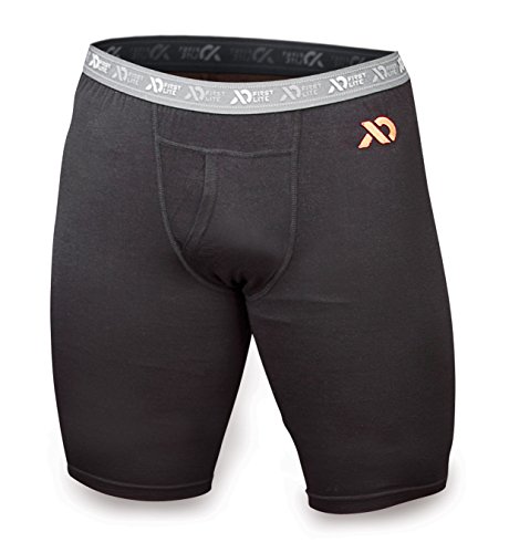 First Lite Merino Wool Red Desert Boxer Short in Black