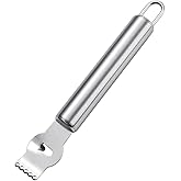 Stainless Steel Lemon Zester Grater with Channel knife Citrus Orange Peeling Tool Fruit Peelers