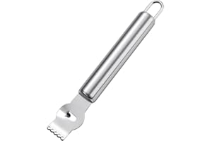 WHOSEE Stainless Steel Lemon Zester Citrus Lime Orange Zest PeelingTool Fruit Peelers