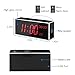 Hidden Camera WiFi Alarm Clock,LITSPED Spy Camera, 1080P Hidden Camera with 33FT Night Vision, 160°Angle Nanny Cam,Motion Detection,Record Sound,App Live Control and Viewing Security Camera for Home