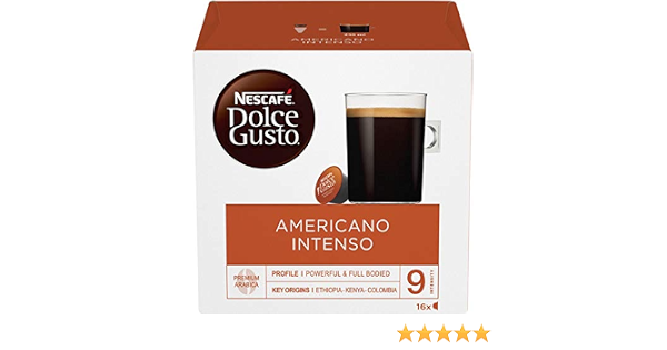 Amazon.com: Dolce Gusto cápsulas de café, Dark Roast, 1,85 oz, 16 por caja  : Comida Gourmet y Alimentos