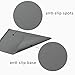 MEWTOGO 23.3'' by15.6'' Waterproof Pet Feeding Mat Non-Slip Water Bowl Placemat Tray for Cat and Dog-Grey
