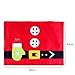 FEFEHOME Set of 4 Christmas Place Mats Santa Decoration dinner tablecloth