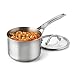 Calphalon 1833938 AccuCore Stainless Steel Sauce Pan with Cover, 2-Quart