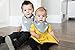 Baby Bandana Bibs, Organic Cotton 4-Pack, Super Absorbent Drool Bandana Bibs for Boys & Girls